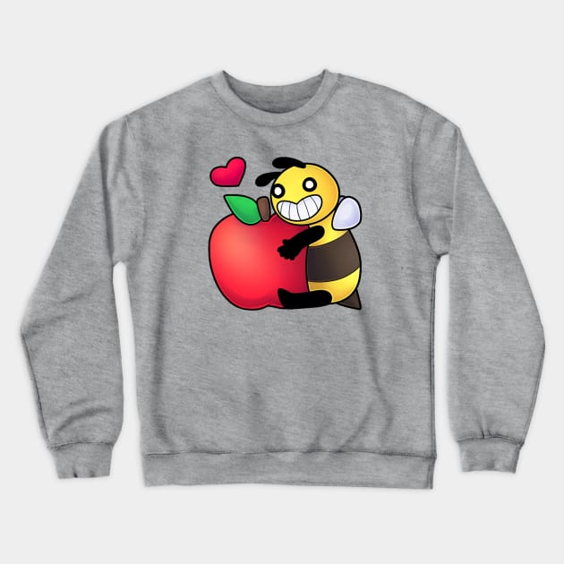 Apple Bee Crewneck Sweatshirt by Bluddshed